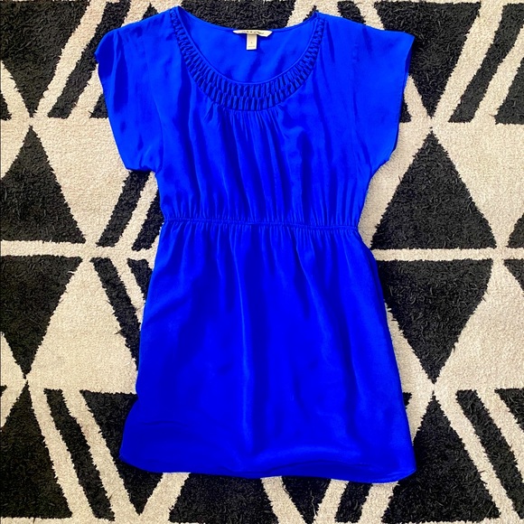 Silk Cobalt Dress - Picture 1 of 10